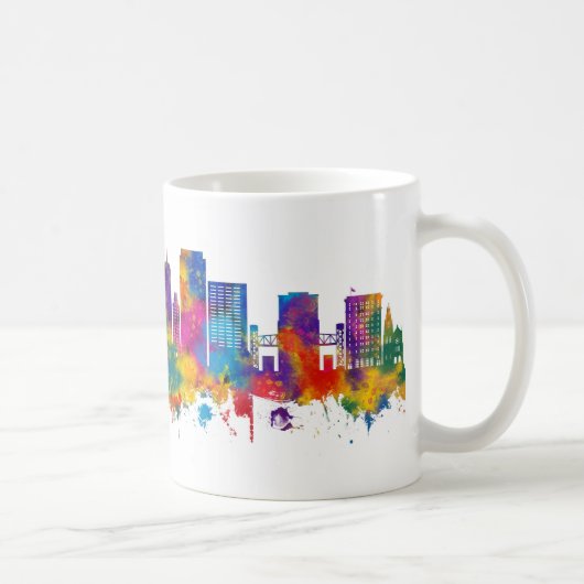 Hamilton Canada Skyline コーヒーマグカップ (右)