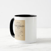 Hamilton County Atlasのタイトルページ マグカップ (正面左)