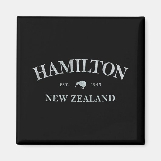 Hamilton New Zealand Hamilton Nz Graphic Print  マグネット (正面)