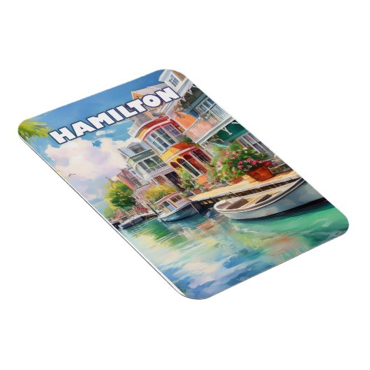 Hamilton, pearl of Bermuda マグネット (右側)