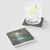 Hamilton Pool Coaster Set - Natural Texas Design ストーンコースター (横)