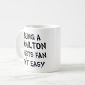 hamilton sports fan, being コーヒーマグカップ (正面左)