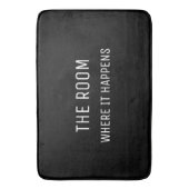 Hamilton the Musical Funny Black and White バスマット (正面縦)