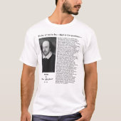 Hamlet: William Shakespeare Tシャツ (正面)