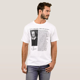 Hamlet: William Shakespeare Tシャツ