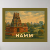 Hamm Germany City Art ポスター (正面)