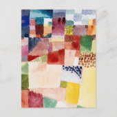 Hammametのモチーフby Paul Klee, Art抽象芸術 ポストカード (正面)