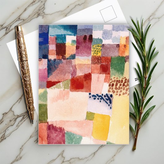 Hammametのモチーフby Paul Klee, Art抽象芸術 ポストカード