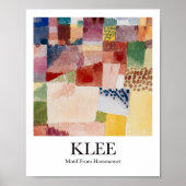 HammametのモチーフPaul Klee ポスター (正面)