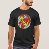 Hammer and Sickle - Communist World Tシャツ (正面)