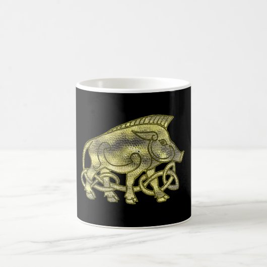 Hammer Brass Celtic Boar Mug コーヒーマグカップ (中央)
