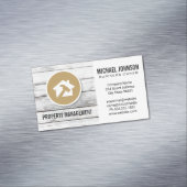 Hammer Homeロゴ |木製パネル マグネット名刺 (インサイチュ)