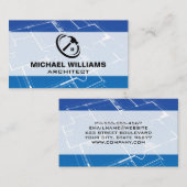 Hammer Home Builderロゴ | ブループリント 名刺 (正面/裏面)