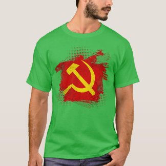 Hammer Sickle Soviet Union Communism Tシャツ