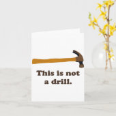 Hammer This Is Not A Drill  カード (黄色い花)