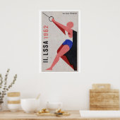 Hammer Throw Competitor - Matchbox Print - Czech ポスター (キッチン)