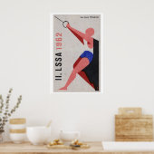 Hammer Throw Competitor - Matchbox Print - Czech ポスター (キッチン)