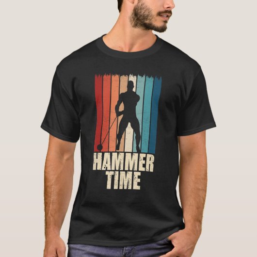 Hammer Time Throwing Throw Thrower Track Field App Tシャツ (正面)