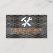 Hammer Wrench | Hand Tool Logo 名刺 (正面)