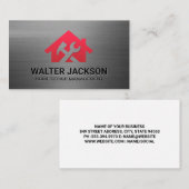 Hammer Wrench House Logo | Home Renovations 名刺 (正面/裏面)