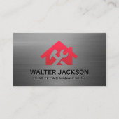 Hammer Wrench House Logo | Home Renovations 名刺 (正面)