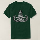 Hammerhead mens Navy EOD Frogman, Red, Small US Tシャツ (デザイン正面)