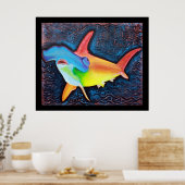 Hammerhead Sharkポスター ポスター (キッチン)