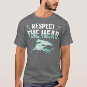 Hammerhead Shark値リストのヘッドデザインの尊重 Tシャツ