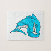 Hammerhead shark as Bodybuilder atボディビル ジグソーパズル (横)