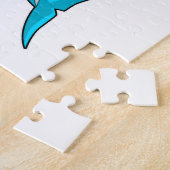 Hammerhead shark as Bodybuilder atボディビル ジグソーパズル (側面)