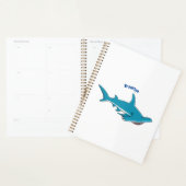 Hammerhead shark cartoon illustration プランナー手帳 (ディスプレー)