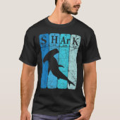 Hammerhead Shark Periodic Table Elements Retro Sha Tシャツ (正面)