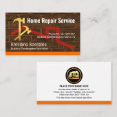 Hammers On Brick Wall Building 名刺 (正面/裏面)