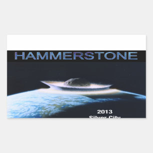Hammerstoneバンドステッカー 長方形シール