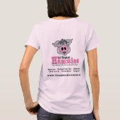 Hammie Logo Babydoll女性の Tシャツ (裏面)