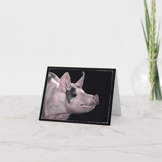 Hammin'It Up" - Pig Card カード (正面)