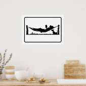 Hammockモダンのポスタ読ーのContemporary Woman ポスター (キッチン)