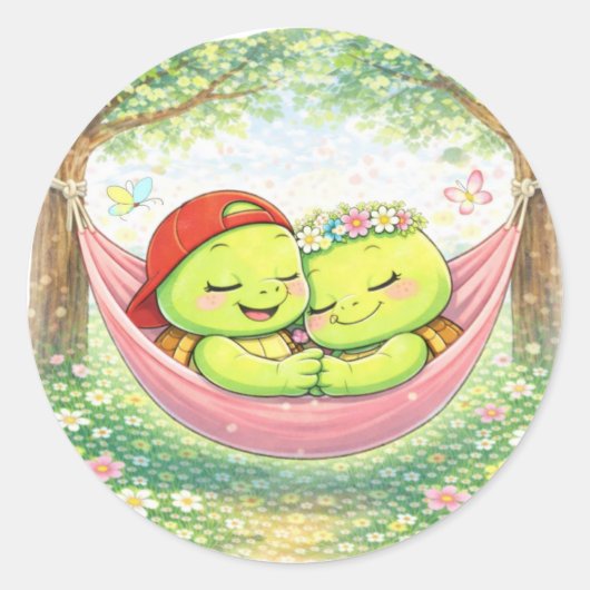 Hammock Nap ラウンドシール (正面)