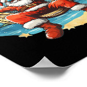 Hammock Santa Claus Costume With Sungles Outfit ポスター (角)