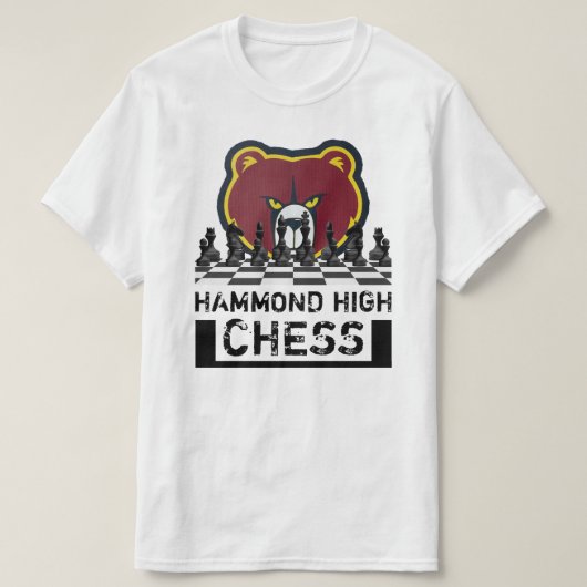HAMMOND高校チェスTシャツ Tシャツ (デザイン正面)
