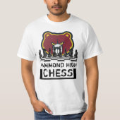 HAMMOND高校チェスTシャツ Tシャツ (正面)