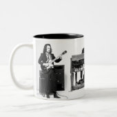 Hammond Grooves organ trio camiseta oficial ツートーンマグカップ (左)