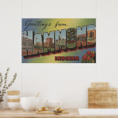 Hammond, Indiana – 大文字場面 ポスター (キッチン)