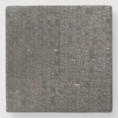 Hammurabiのコード ストーンコースター (正面)