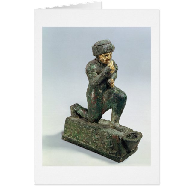 、Hammurabi sacreの前に祈っているバビロンの王 (正面)