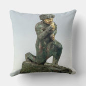 、Hammurabi sacreの前に祈っているバビロンの王 クッション (裏面)