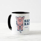 Hammyアマチュア無線- マグカップ (正面左)