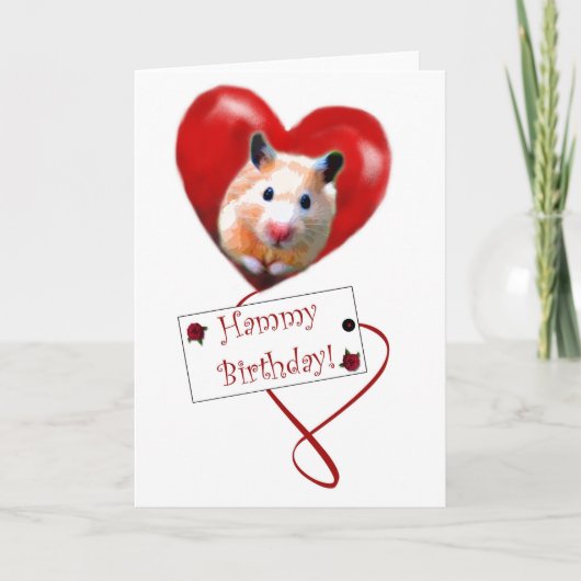 Hammy Birthday Cards カード (正面)
