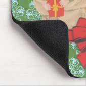 Hammy Christmas Hamster Christmas マウスパッド (コーナー)