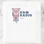 Hammy, Ham Radio Sticker 長方形シール (バッグ)